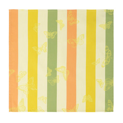 Le Jacquard Francais Bal Des Papillons Yellow Napkin