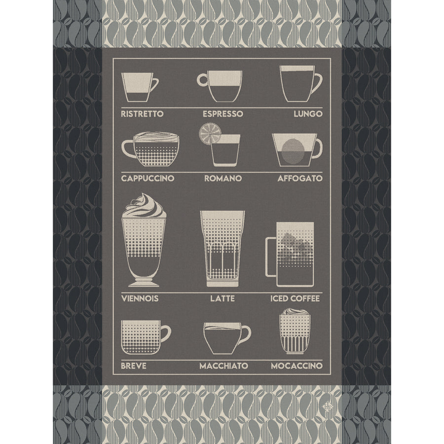 Le Jacquard Francais Barista Black Tea Towel