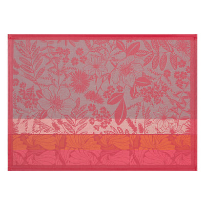 Le Jacquard Francais Cottage Pink Coated Placemat