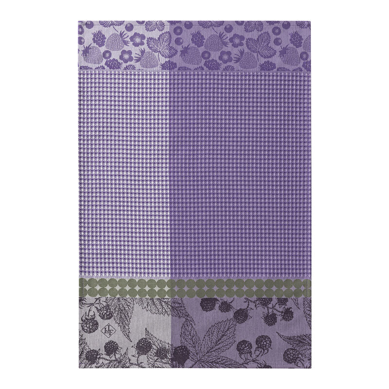 Le Jacquard Francais Cueillette d'ete Purple Hand Towel