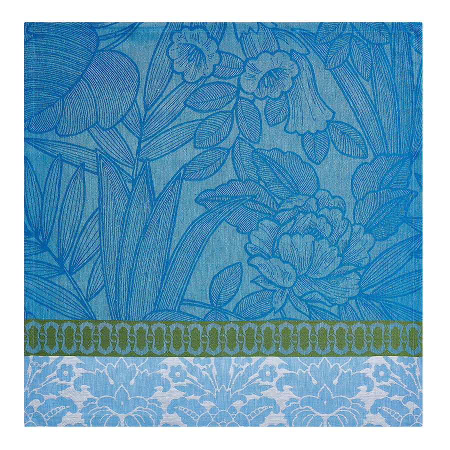 Le Jacquard Francais Escapade Tropicale Blue Napkin