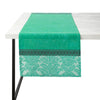 Le Jacquard Francais Escapade Tropicale Green Table Runner