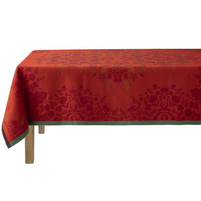 Le Jacquard Francais Feerie Red Tablecloth