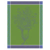 Le Jacquard Francais Floraison Uni Blue Tea Towel