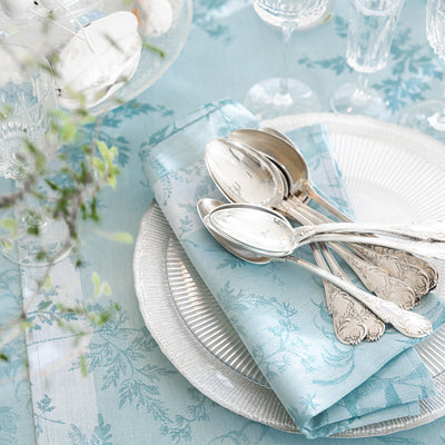 Le Jacquard Francais Jardin d'Eden Blue Placemat