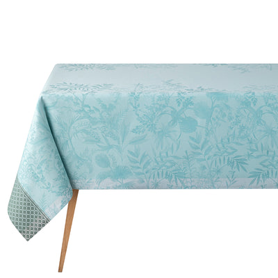 Le Jacquard Francais Jardin d'Eden Blue Tablecloth