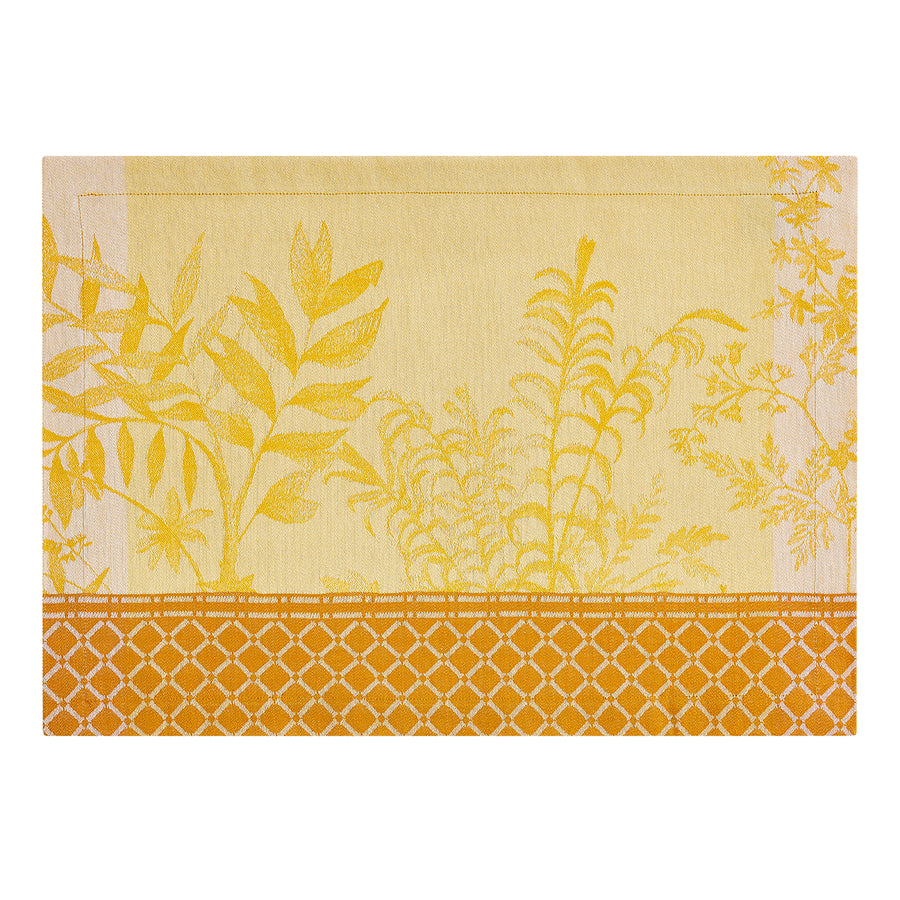Le Jacquard Francais Jardin d'Eden Yellow Placemat
