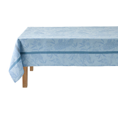Le Jacquard Francais A L'orangerie Blue Tablecloth