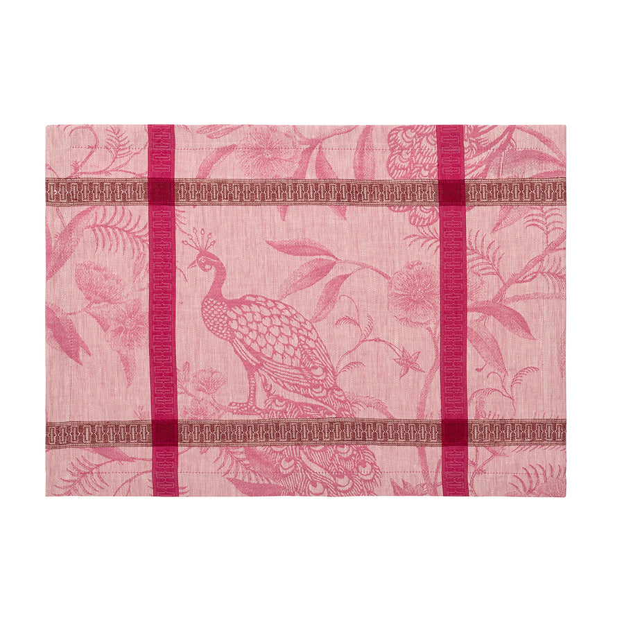 Le Jacquard Francais A L'orangerie Pink Placemat