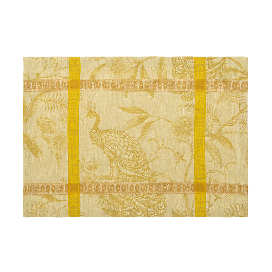 Le Jacquard Francais A L'orangerie Yellow Placemat