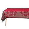 Le Jacquard Francais Lumieres d'etoiles Red Tablecloth