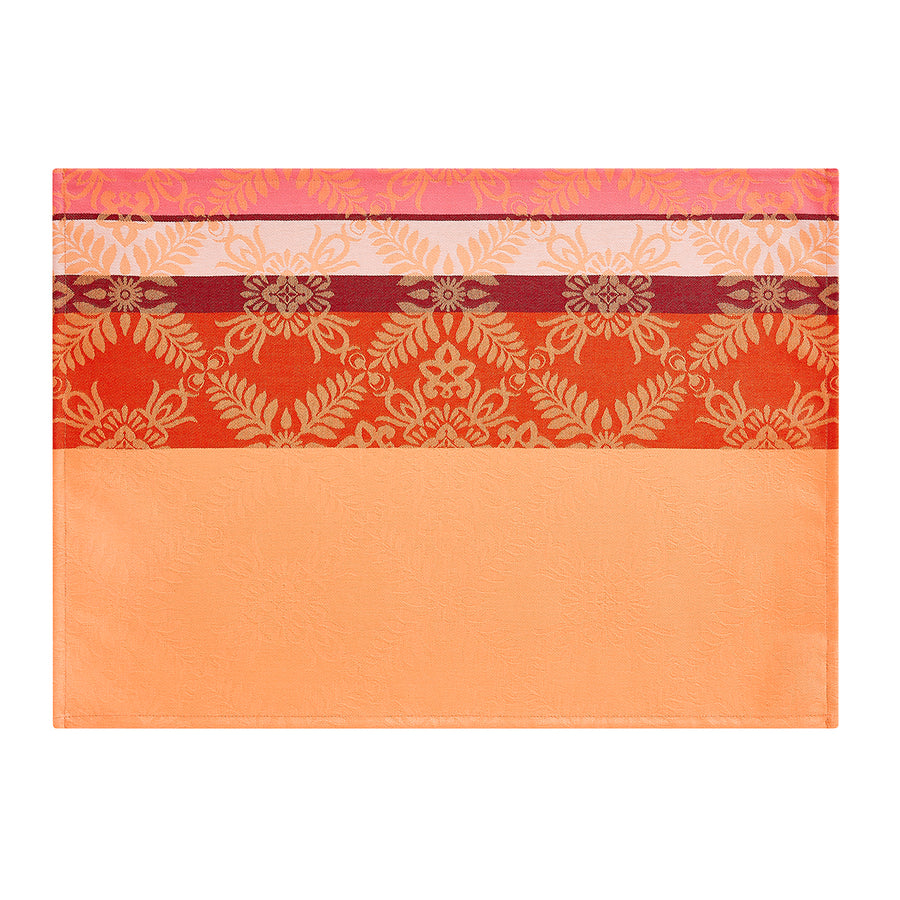 Le Jacquard Francais Mumbai Orange Coated Placemat