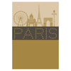 Le Jacquard Francais Paris Lumiere Brown Tea Towel