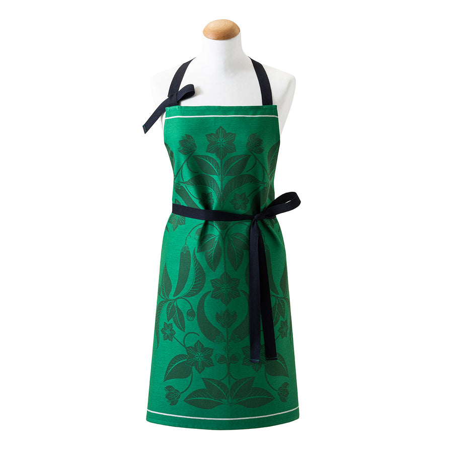 Le Jacquard Francais Piments Green Apron