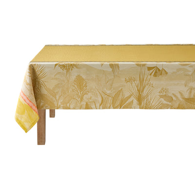 Le Jacquard Francais Sinharaja Yellow Tablecloth