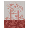 Le Jacquard Francais Veloutes d'orties Pink Tea Towel