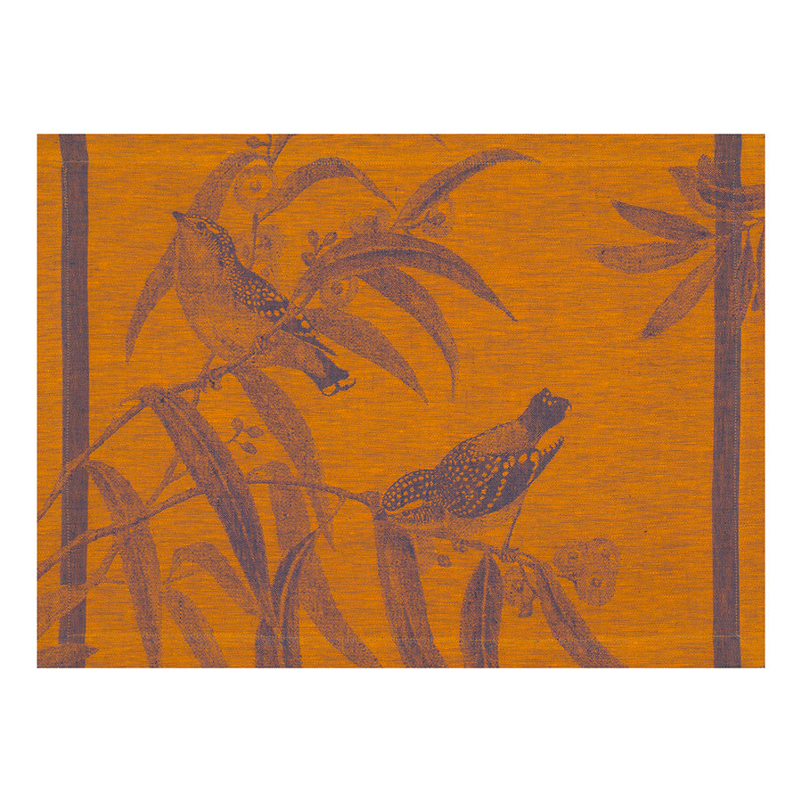 Le Jacquard Francais Voliere Blue Placemat