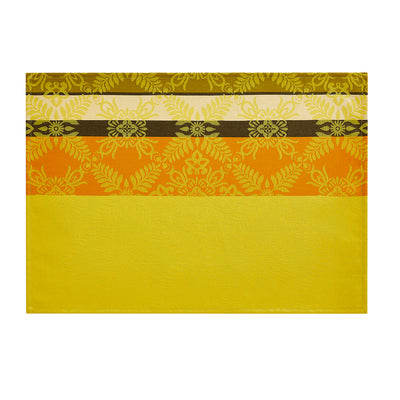 Le Jacquard Francais Mumbai Yellow Placemat