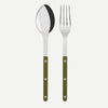 Sabre Paris Bistrot Shiny Fern Green Serving Set