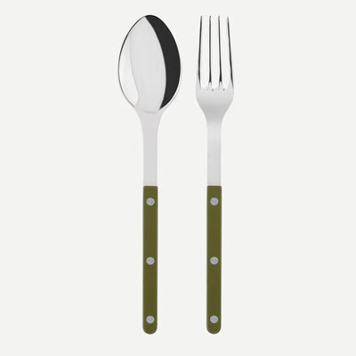 Sabre Paris Bistrot Shiny Fern Green Serving Set