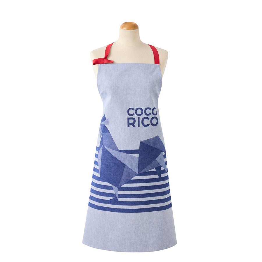 Le Jacquard Francais Coco-Rico Blue Tea Towel