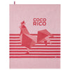 Le Jacquard Francais Coco-Rico Red Tea Towel