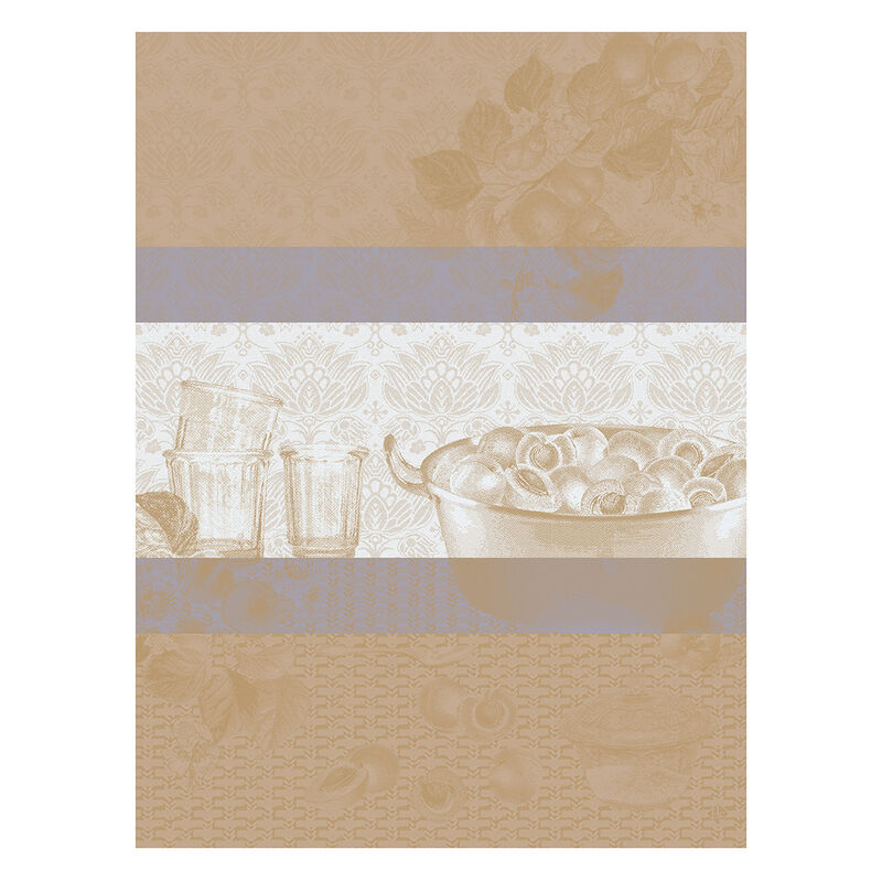 Le Jacquard Francais Confitures Abricots Beige Tea Towel