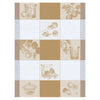 Le Jacquard Francais Confitures Carreaux Beige Tea Towel