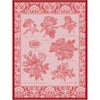 Le Jacquard Francais Jardin des Roses Red