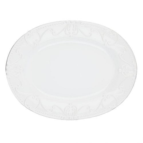 Skyros Isabella Pure White Large Oval Platter