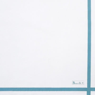 Beauville Two-coloured White/Sky Blue Napkin
