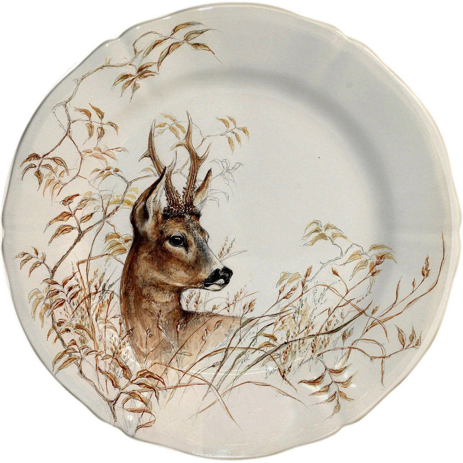 Gien Sologne Deer Salad Plate