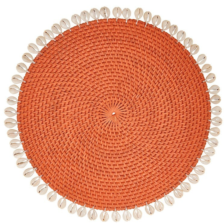 Mode Living Capiz Orange Placemats (set of 4)