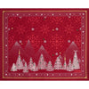 Beauville Megeve Red Placemat