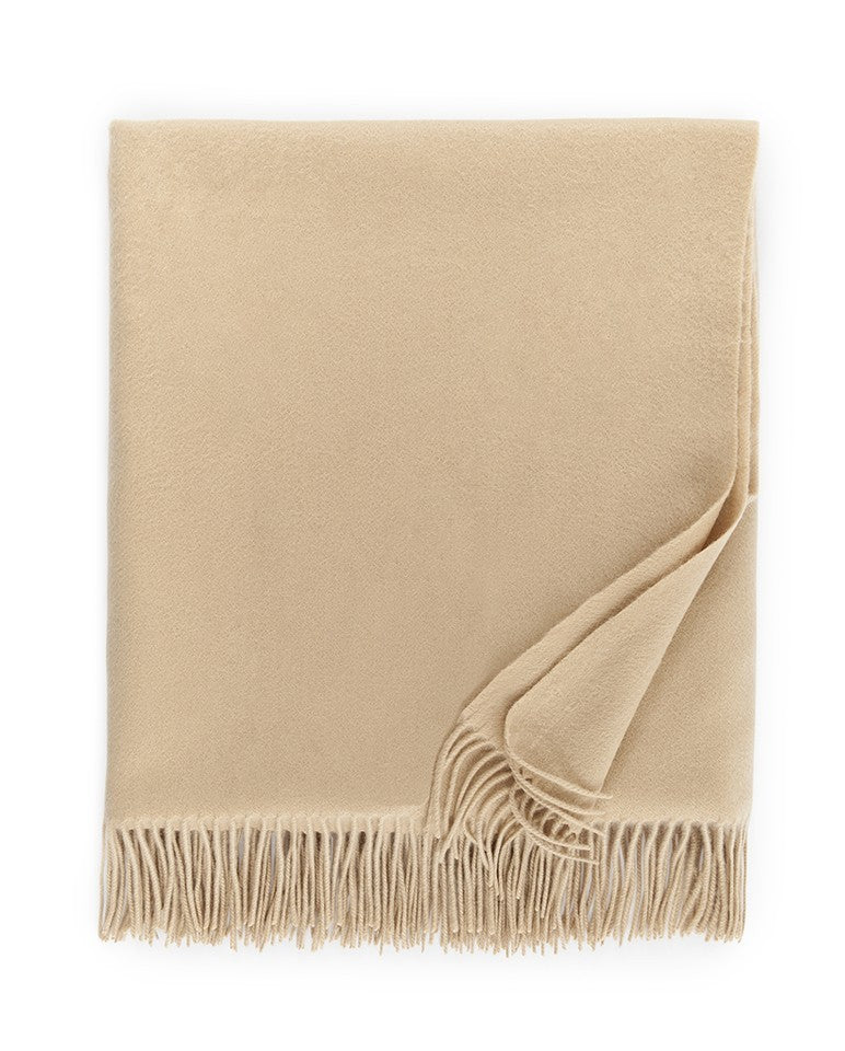 Sferra Dorsey Almond Throw