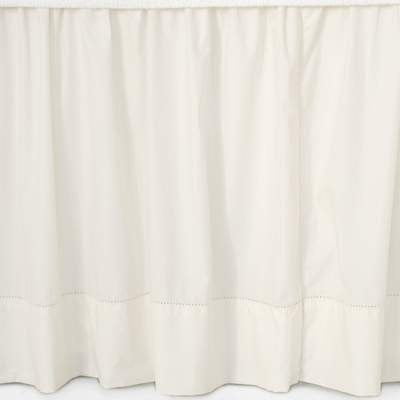 Pine Cone Hill Classic Hemstitch Ivory Bed Skirts