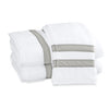 Matouk Marlowe Silver Bath Towels