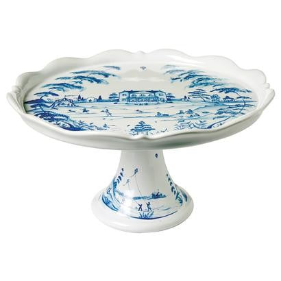 Juliska Country Estate  Delft Blue Cake Stand