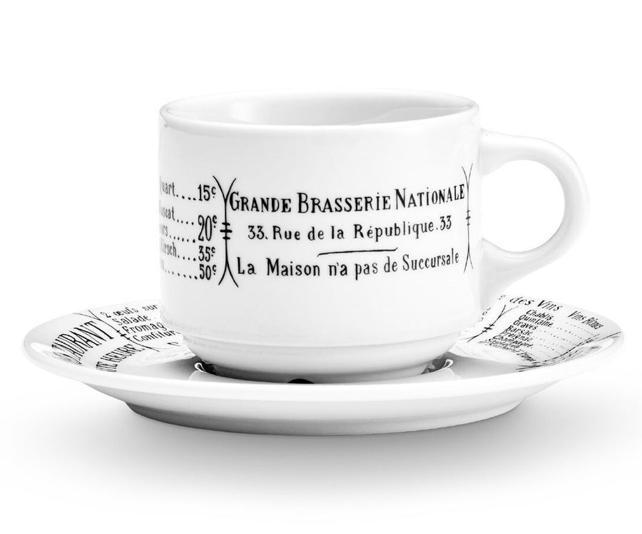 Pillivuyt Brasserie Breakfast Cup & Saucer