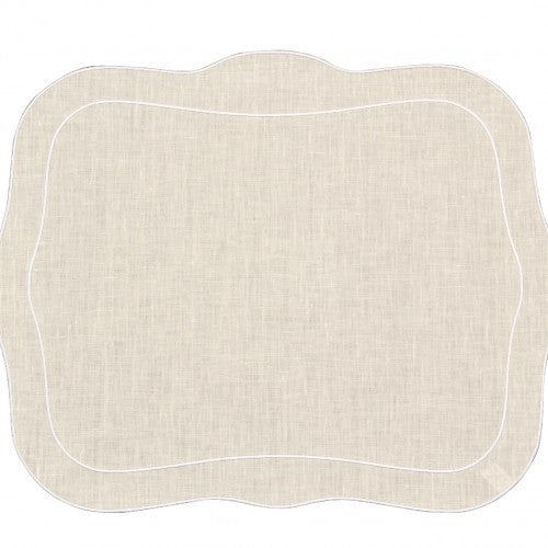 Skyros Designs Linho Ivory Patrician Placemat (set of 4)