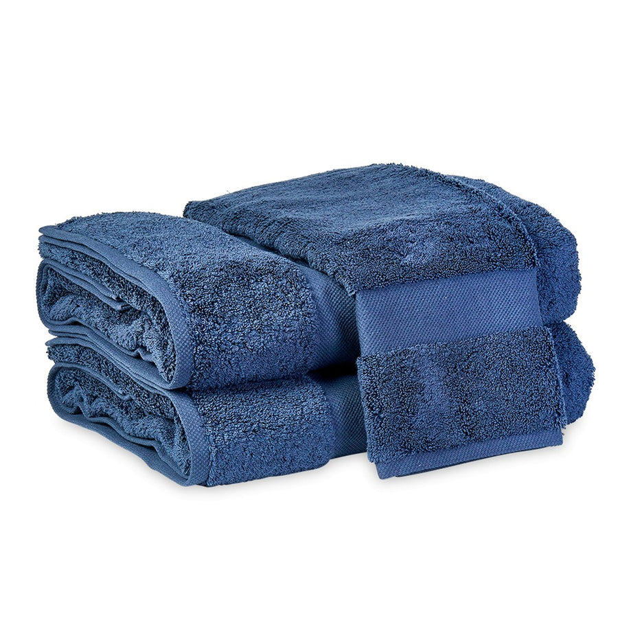 Matouk Lotus Indigo Bath Towels