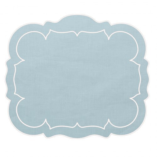 Skyros Designs Linho Ice Blue Rectangle Placemat (set of 4)