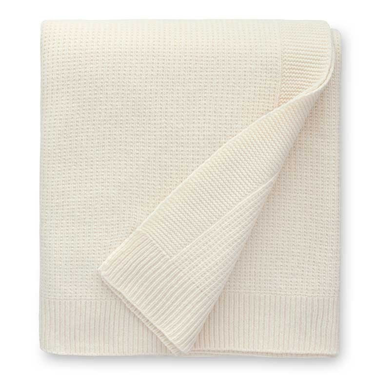 SFERRA Pettra Eggshell Throw