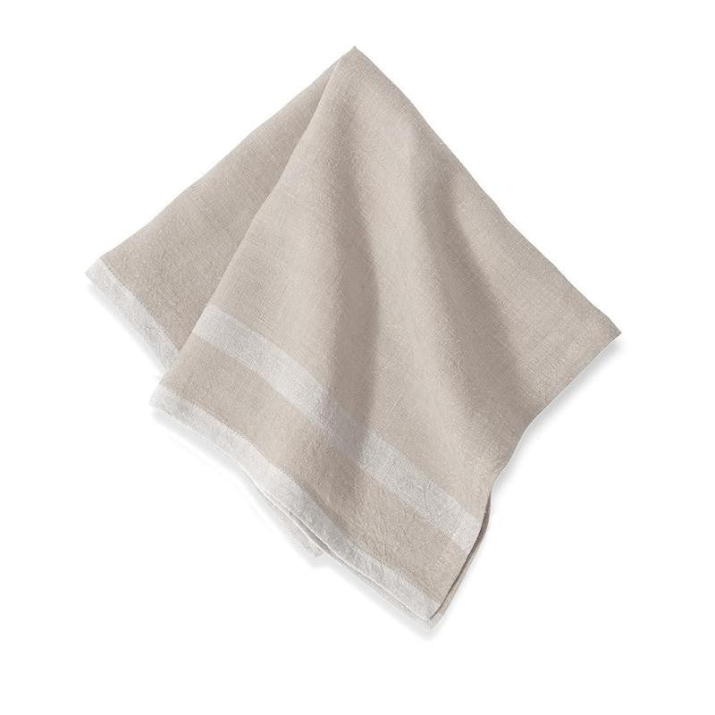 Caravan Laundered Linen Natural White Napkin (set of 4)