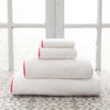 Pine Cone Hill Signature Banded Coral Towels