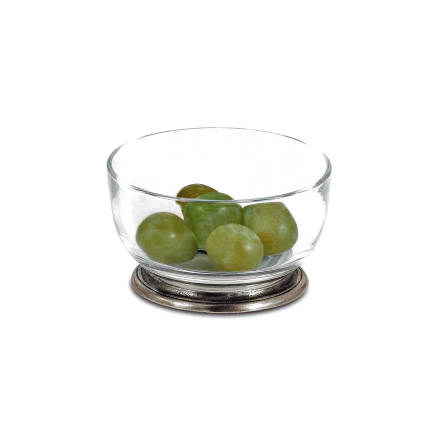 Match Pewter Small Velletri Crystal Bowl