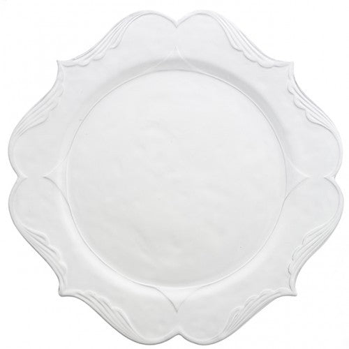 Arte Italica Bella Bianca Filigree Charger
