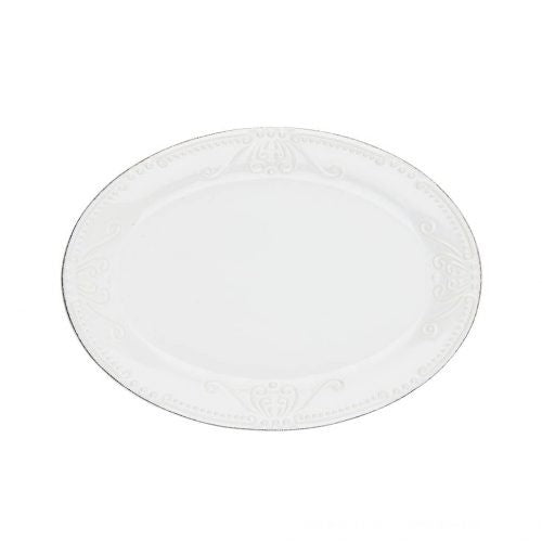Skyros Isabella Pure White Small Oval Platter