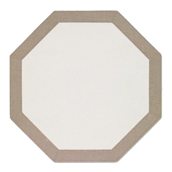 Bodrum Bordino Oatmeal Octagon Placemat (set of 6)