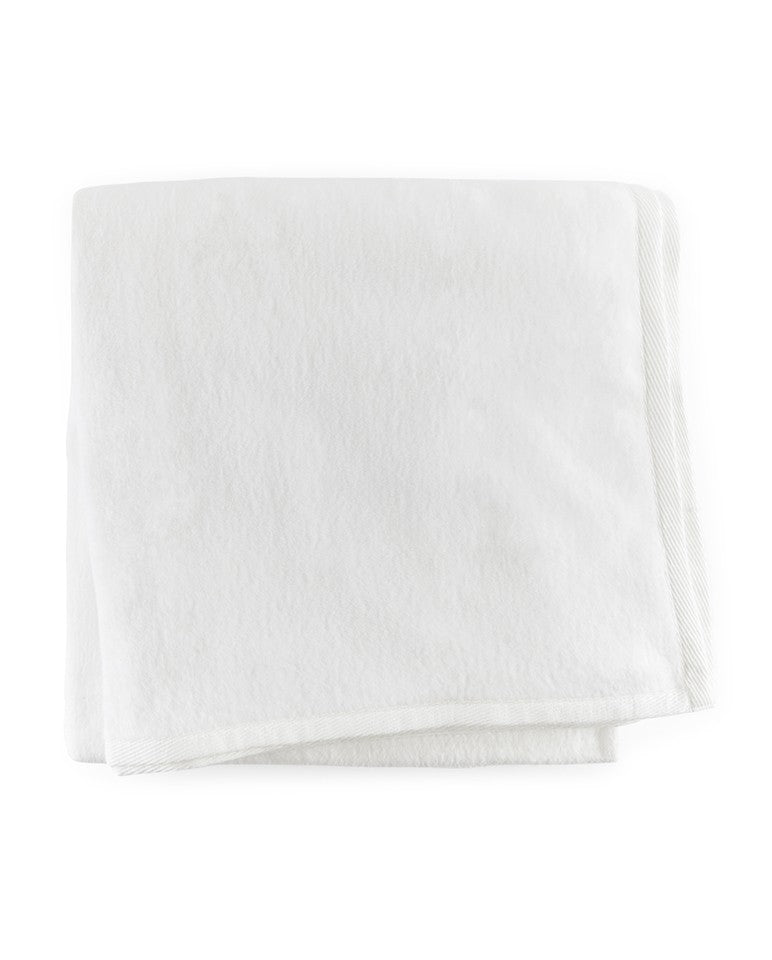 Sferra St. Moritz White Blanket